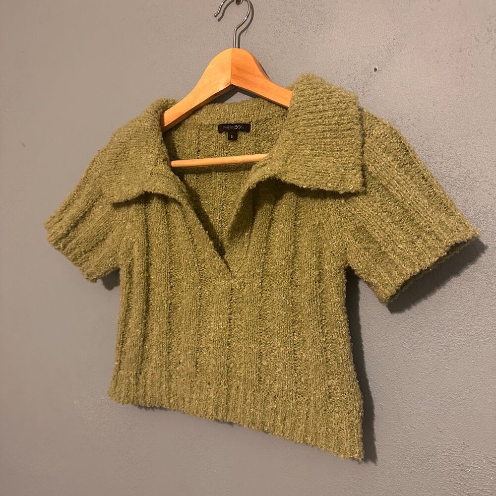 Knit Collared Shirt - Picture 2 of 4